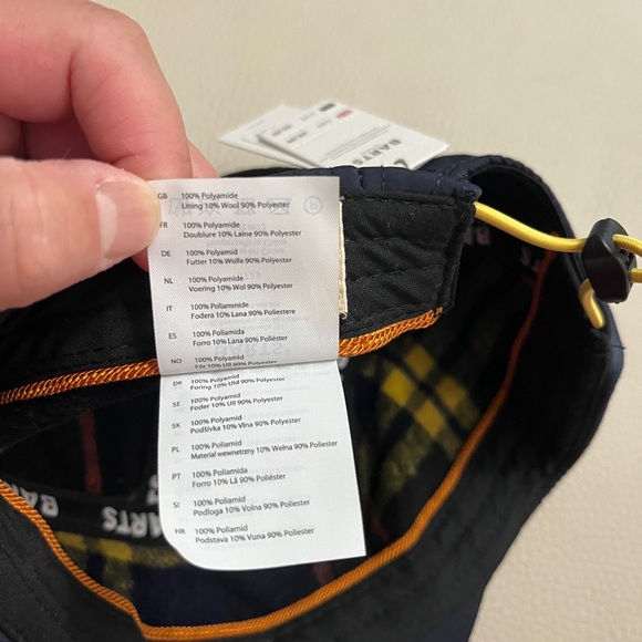 NWT - Barts Adult Wool Blended Lining 5 Panel Dacota Cap - Picture 8 of 10